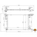 NRF | Kühler, Motorkühlung | 50033 NRF | Kühler, Motorkühlung | 50033