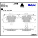 Delphi Bremsbelagsatz, Scheibenbremse LP2068