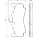 BOSCH Bremsbelagsatz, Scheibenbremse 0 986 494 709