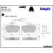 Delphi Bremsbelagsatz, Scheibenbremse LP1733