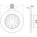 Hella | Bremsscheibe | 8DD 355 107-561