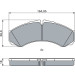 BOSCH | Bremsbelagsatz, Scheibenbremse | 0 986 424 833 BOSCH | Bremsbelagsatz, Scheibenbremse | 0 986 424 833