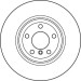 DF6070S Bremsscheibe TRW SINGLE