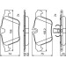 BOSCH | Bremsbelagsatz, Scheibenbremse | 0 986 494 808