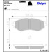Delphi Bremsbelagsatz, Scheibenbremse LP1895