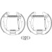 84052402 Bremsbackensatz Shoe Kit Pro