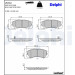Delphi | Bremsbelagsatz, Scheibenbremse | LP1552 Delphi | Bremsbelagsatz, Scheibenbremse | LP1552