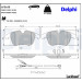 Delphi | Bremsbelagsatz, Scheibenbremse | LP2165 Delphi | Bremsbelagsatz, Scheibenbremse | LP2165