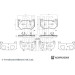 Blue Print | Bremsbelagsatz, Scheibenbremse | ADBP420069 Blue Print | Bremsbelagsatz, Scheibenbremse | ADBP420069