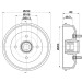 Hella | Bremstrommel | 8DT 355 302-891