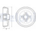 Delphi | Bremstrommel | BFR496 Delphi | Bremstrommel | BFR496