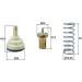Mahle | Thermostat, Kühlmittel | TX 181 105D Mahle | Thermostat, Kühlmittel | TX 181 105D