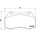 Brembo | Bremsbelagsatz, Scheibenbremse | P 68 036 Brembo | Bremsbelagsatz, Scheibenbremse | P 68 036