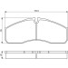 BOSCH Bremsbelagsatz, Scheibenbremse 0 986 494 266