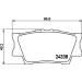 Hella | Bremsbelagsatz, Scheibenbremse | 8DB 355 006-881