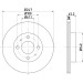 Hella | Bremsscheibe | 8DD 355 105-931