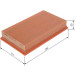 BOSCH F 026 400 105 Luftfilter