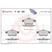 Brembo | Bremsbelagsatz, Scheibenbremse | P 23 155 Brembo | Bremsbelagsatz, Scheibenbremse | P 23 155