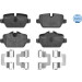Meyle Bremsbelagsatz, Scheibenbremse MEYLE-ORIGINAL: True to OE 025 236 2316
