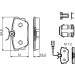 BOSCH | Bremsbelagsatz, Scheibenbremse | 0 986 494 529 BOSCH | Bremsbelagsatz, Scheibenbremse | 0 986 494 529