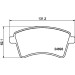 Hella | Bremsbelagsatz, Scheibenbremse | 8DB 355 013-961 Hella | Bremsbelagsatz, Scheibenbremse | 8DB 355 013-961