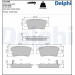 Delphi | Bremsbelagsatz, Scheibenbremse | LP2295 Delphi | Bremsbelagsatz, Scheibenbremse | LP2295