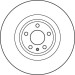 Bremsscheibe TRW SINGLE DF4695S