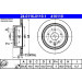 ATE | Bremsscheibe | 24.0116-0119.1 ATE | Bremsscheibe | 24.0116-0119.1