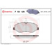 Brembo | Bremsbelagsatz, Scheibenbremse | P 50 129 Brembo | Bremsbelagsatz, Scheibenbremse | P 50 129