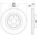 Hella | Bremsscheibe | 8DD 355 125-341