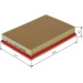 BOSCH 1 457 433 605 Luftfilter BOSCH 1 457 433 605 Luftfilter