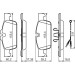 0 986 494 527 Bremsbelagsatz, Scheibenbremse