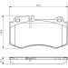 BOSCH Bremsbelagsatz, Scheibenbremse 0 986 494 405