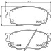 Hella | Bremsbelagsatz, Scheibenbremse | 8DB 355 012-091 Hella | Bremsbelagsatz, Scheibenbremse | 8DB 355 012-091