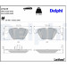Delphi | Bremsbelagsatz, Scheibenbremse | LP2245