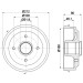 Hella | Bremstrommel | 8DT 355 301-281