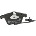 ATE 24.0130-0175.1 Bremsscheibe 321mm + 13.0460-7201.2 Bremsbeläge inkl. Warnkontakt für AUDI A8, A6