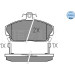Meyle Bremsbelagsatz, Scheibenbremse MEYLE-ORIGINAL: True to OE 025 215 1518/W