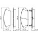 BOSCH | Bremsbelagsatz, Scheibenbremse | 0 986 494 414 BOSCH | Bremsbelagsatz, Scheibenbremse | 0 986 494 414