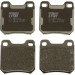 GDB1346 Bremsbelagsatz, Scheibenbremse COTEC