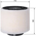BOSCH F 026 400 334 Luftfilter