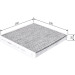 BOSCH 1 987 435 551 Innenraumfilter BOSCH 1 987 435 551 Innenraumfilter
