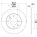 Hella | Bremsscheibe | 8DD 355 108-391