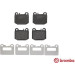 Brembo | Bremsbelagsatz, Scheibenbremse | P 50 043 Brembo | Bremsbelagsatz, Scheibenbremse | P 50 043