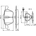 BOSCH | Bremsbelagsatz, Scheibenbremse | 0 986 424 777 BOSCH | Bremsbelagsatz, Scheibenbremse | 0 986 424 777