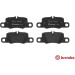 Brembo | Bremsbelagsatz, Scheibenbremse | P 65 020 Brembo | Bremsbelagsatz, Scheibenbremse | P 65 020