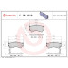 Brembo | Bremsbelagsatz, Scheibenbremse | P 79 013 Brembo | Bremsbelagsatz, Scheibenbremse | P 79 013