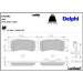 Delphi Bremsbelagsatz, Scheibenbremse LP1691