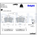 Delphi | Bremsbelagsatz, Scheibenbremse | LP1556 Delphi | Bremsbelagsatz, Scheibenbremse | LP1556