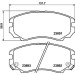 Hella | Bremsbelagsatz, Scheibenbremse | 8DB 355 010-991